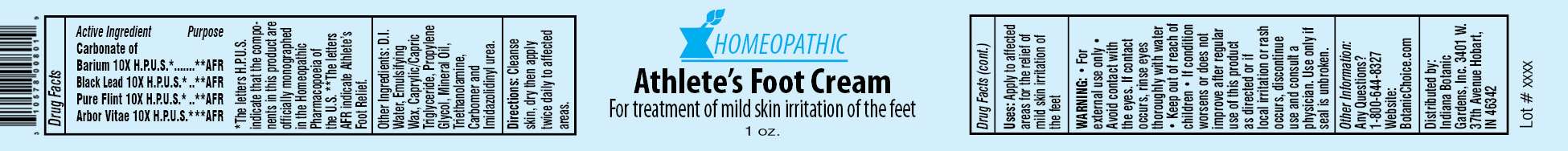 Homeopathic Athletes Foot