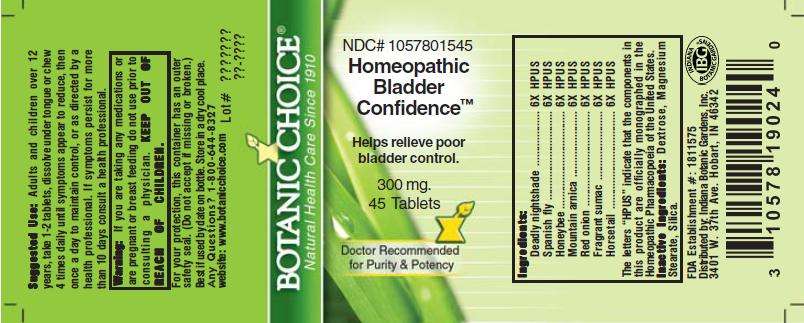 Homeopathic Bladder Confidence Formula