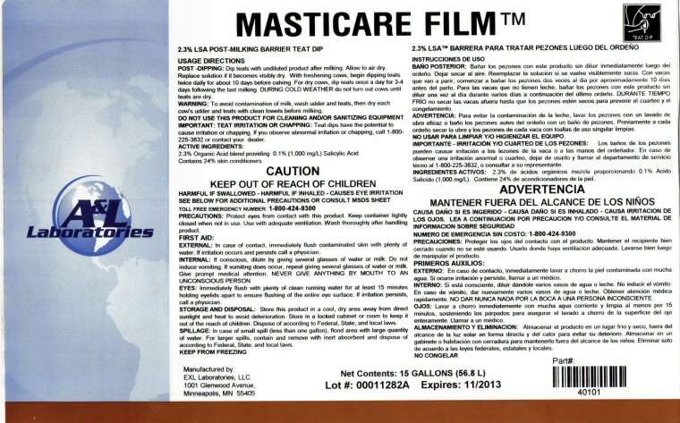 AL Laboratories MASTICARE FILM