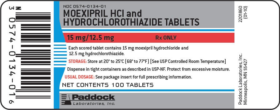 Moexipril Hydrochloride and Hydrochlorothiazide