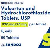 Valsartan and Hydrochlorothiazide