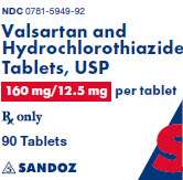 Valsartan and Hydrochlorothiazide