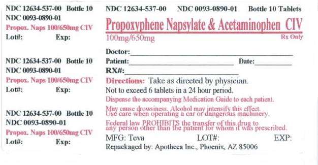 PROPOXYPHENE NAPSYLATE AND ACETAMINOPHEN