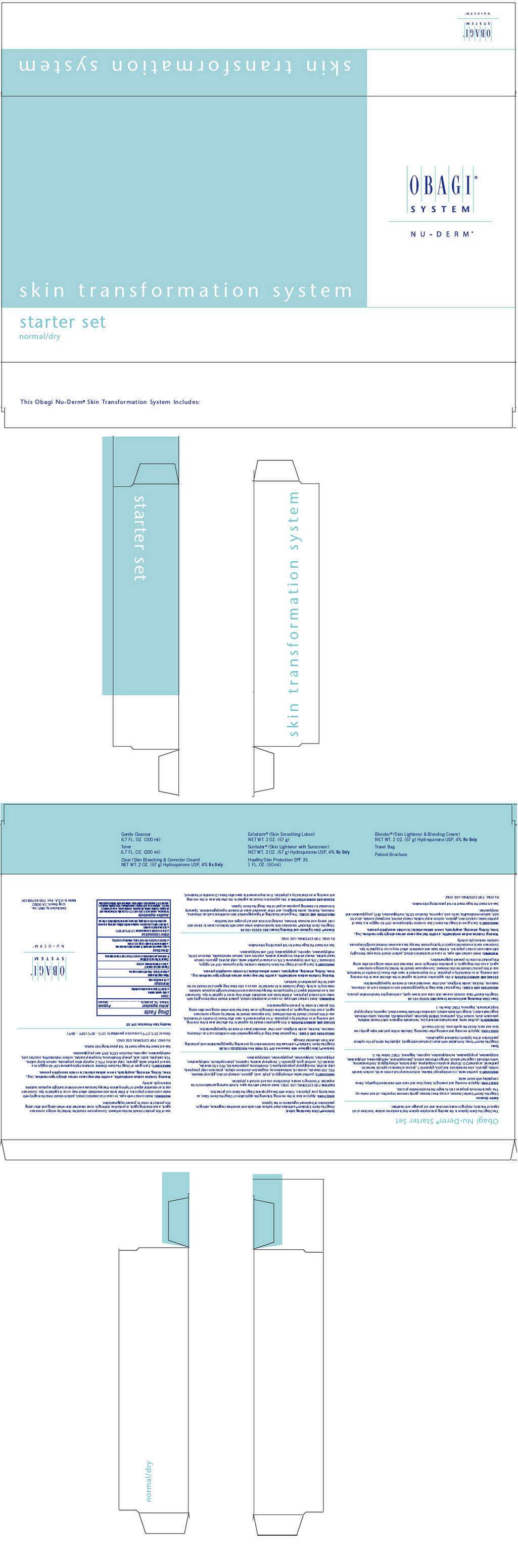 NU-DERM STARTER SET NORMAL-DRY