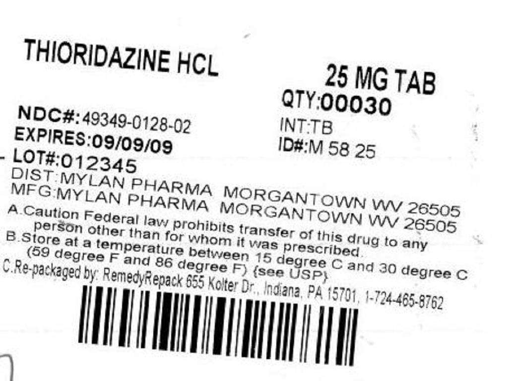 Thioridazine Hydrochloride