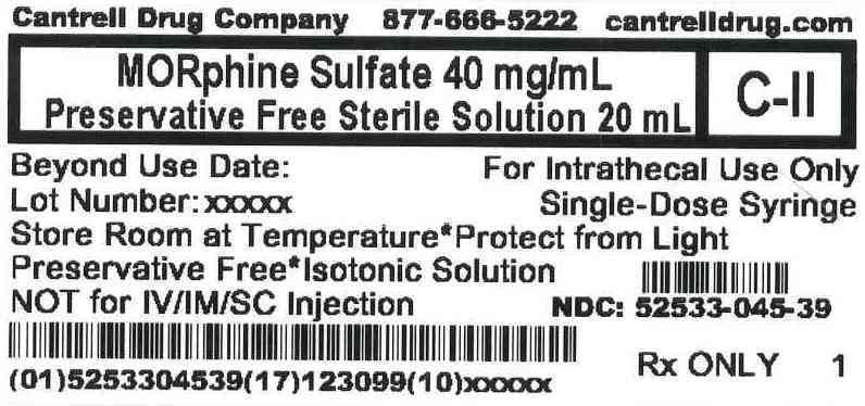 Morphine Sulfate