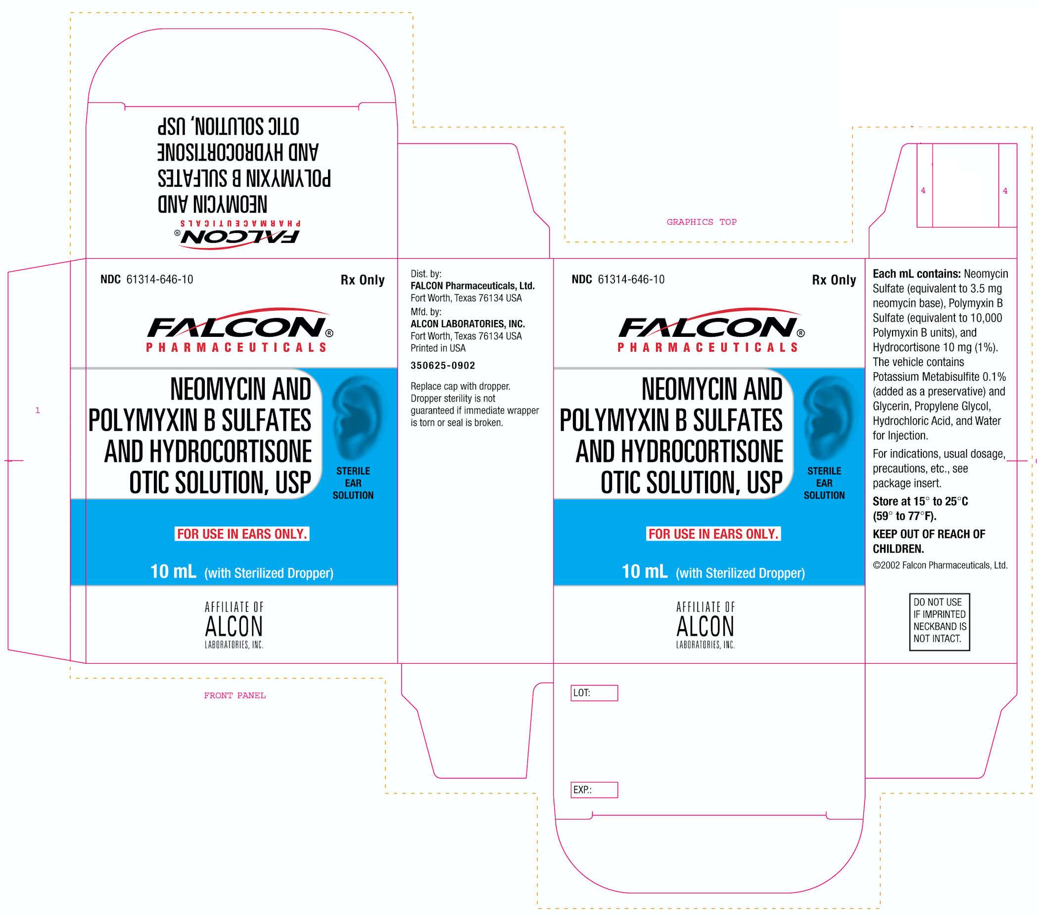 Neomycin and Polymyxin B Sulfates and Hydrocortisone