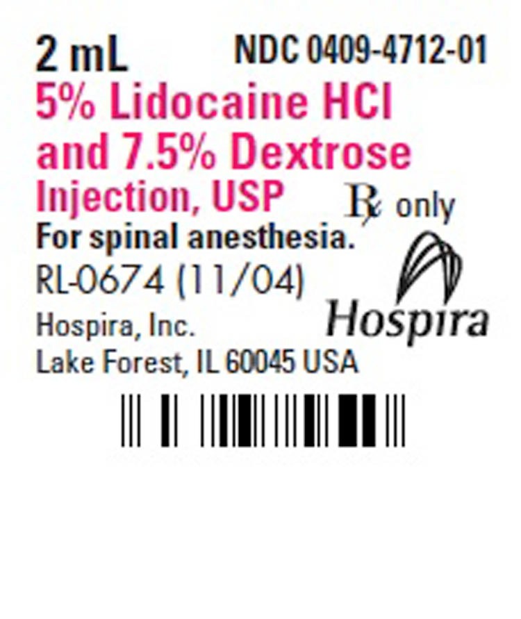 Lidocaine Hydrochloride and Dextrose