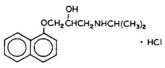 Propranolol Hydrochloride