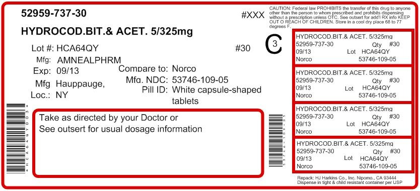 Hydrocodone Bitartrate and Acetaminophen