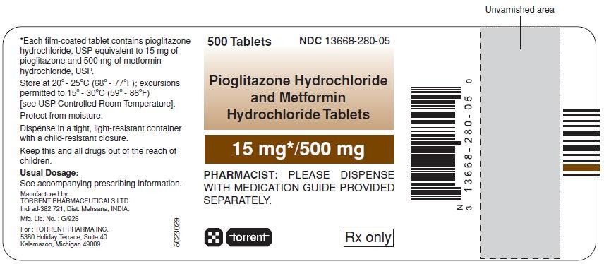 Pioglitazone HCL and Metformin HCL