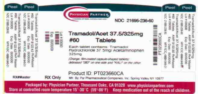 Tramadol Hydrochloride and Acetaminophen