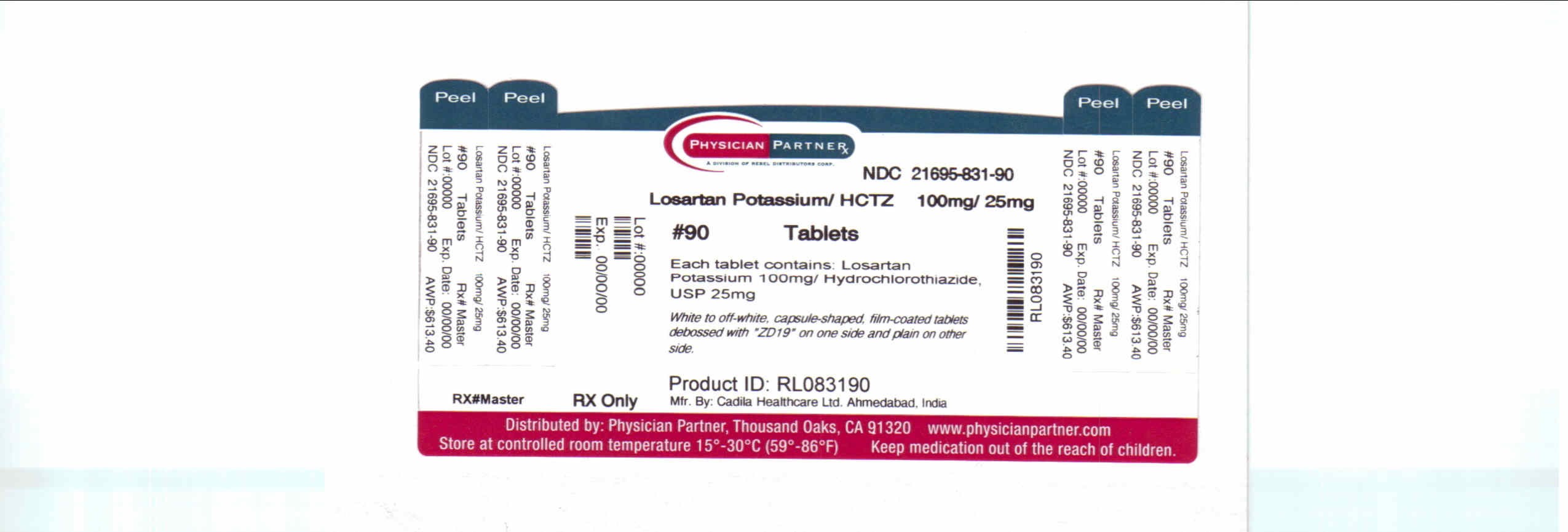 LOSARTAN POTASSIUM AND HYDROCHLOROTHIAZIDE