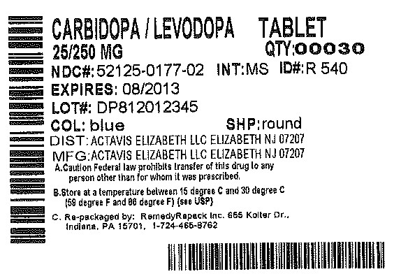 Carbidopa and levodopa