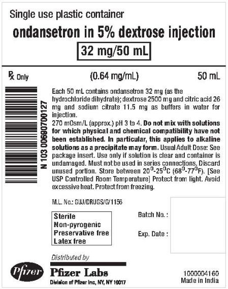 Ondansetron hydrochloride and dextrose