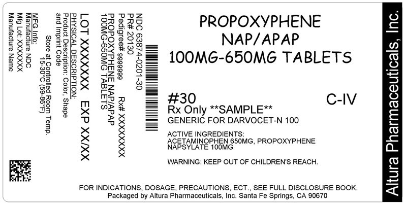 Propoxyphene and Acetaminophen