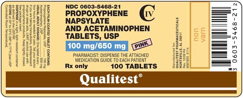 Propoxyphene and Acetaminophen