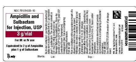 Ampicillin Sodium and Sulbactam Sodium