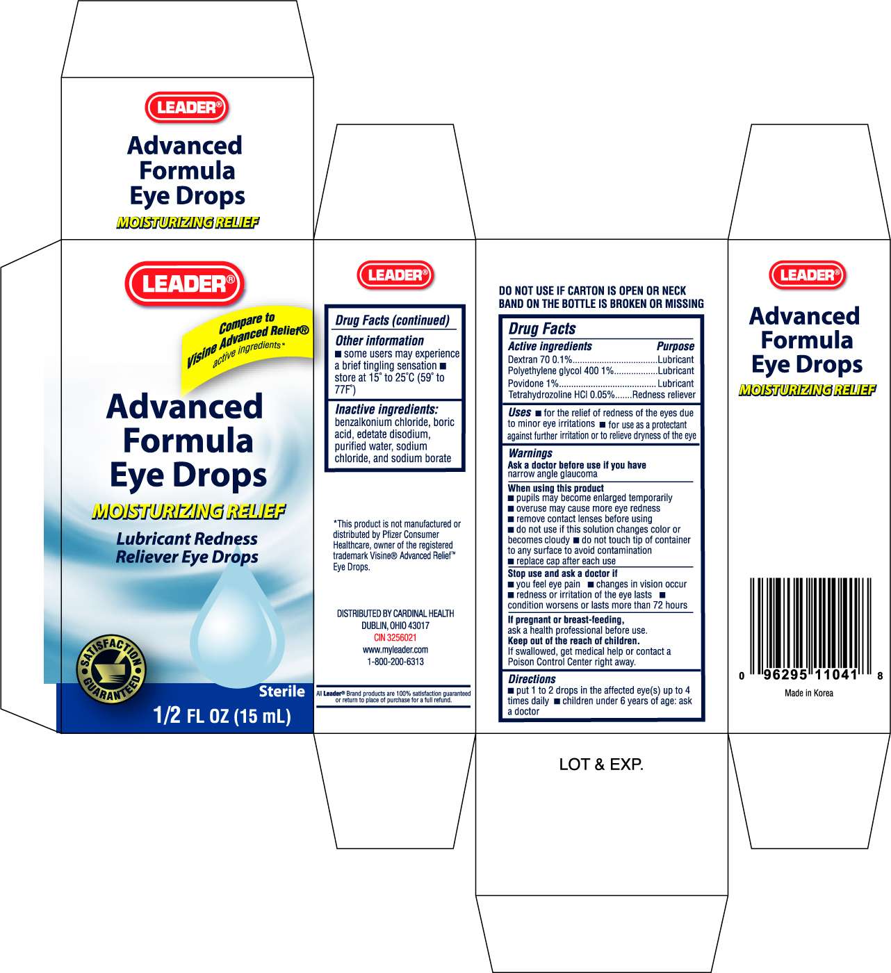 LEADER ADVANCED FORMULA EYE DROPS