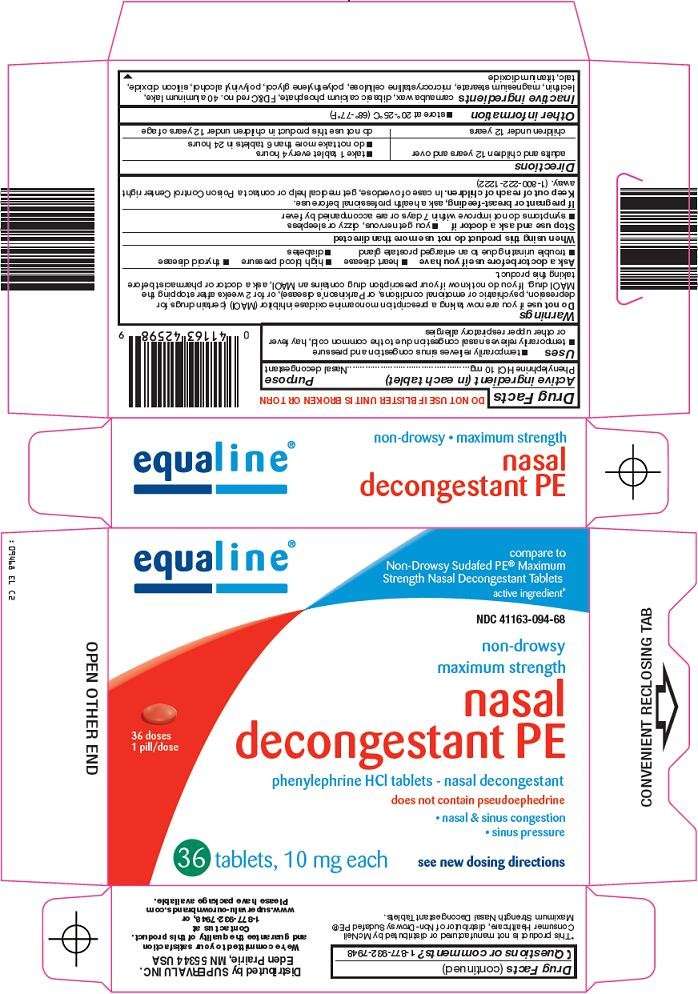 equaline nasal decongestant pe