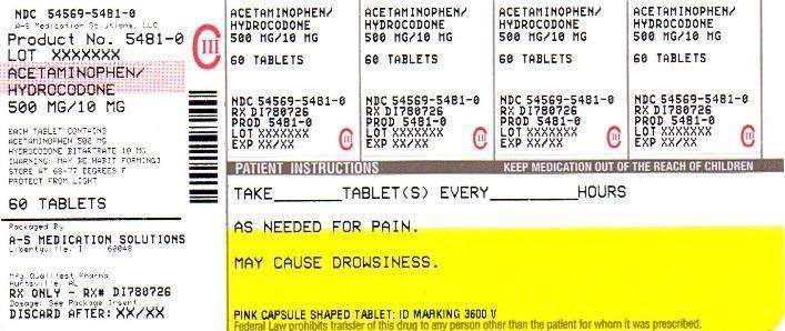 Hydrocodone Bitartrate And Acetaminophen