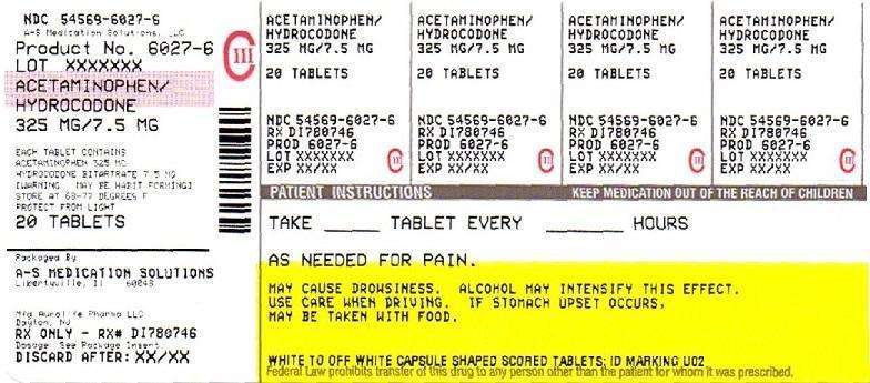 Hydrocodone Bitartrate And Acetaminophen