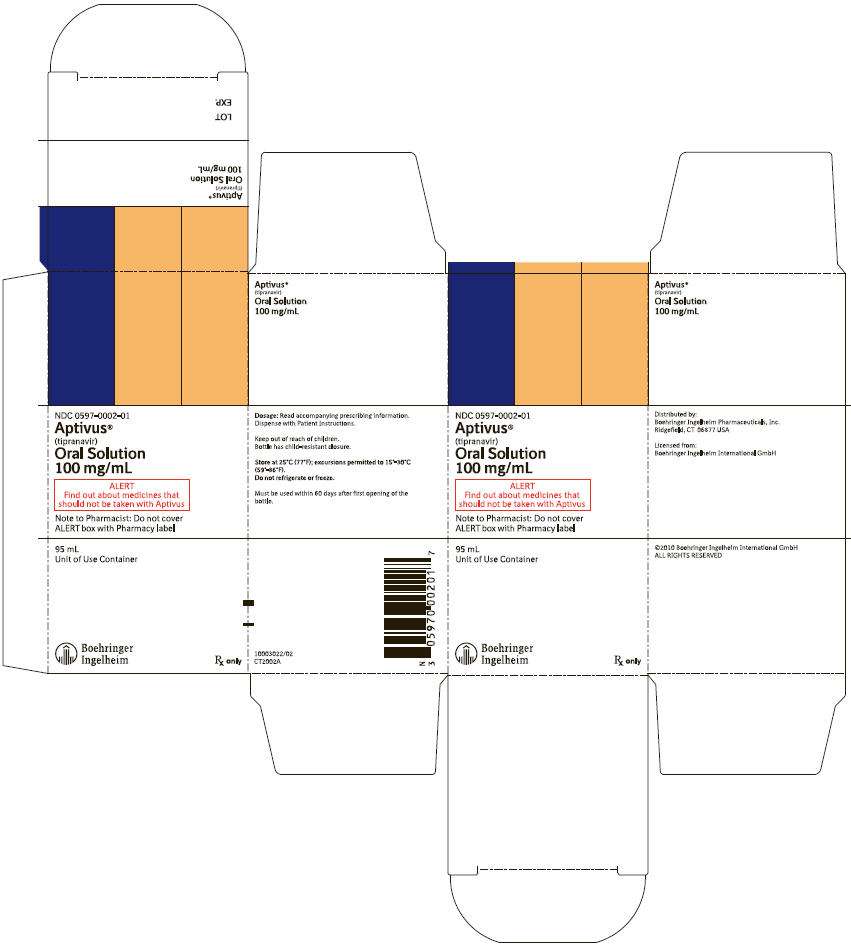 Aptivus (by Boehringer Ingelheim Pharmaceuticals, Inc.)