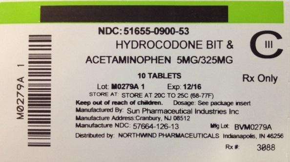 Hydrocodone Bitartate and Acetaminophen