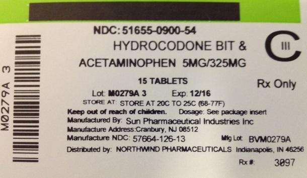 Hydrocodone Bitartate and Acetaminophen