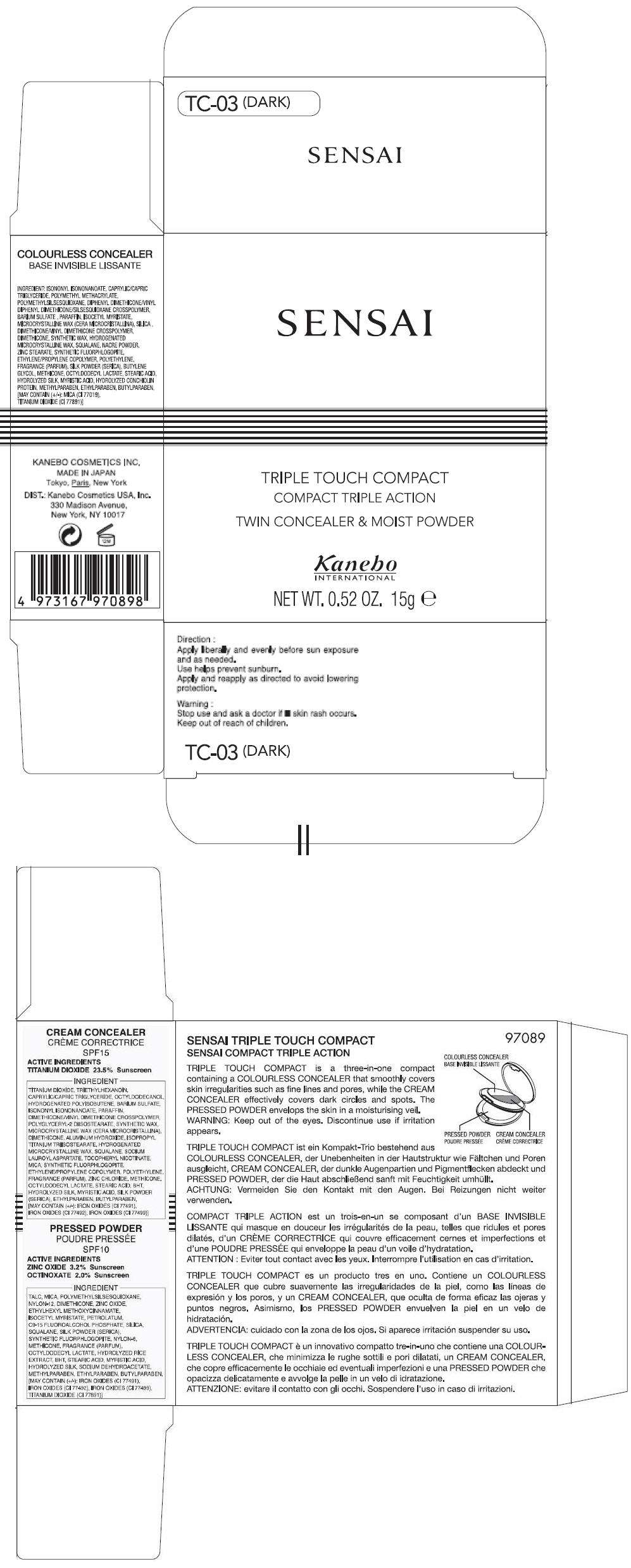 SENSAI TRIPLE TOUCH COMPACT TC03