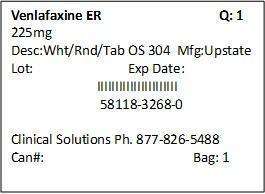 Venlafaxine Hydrochloride