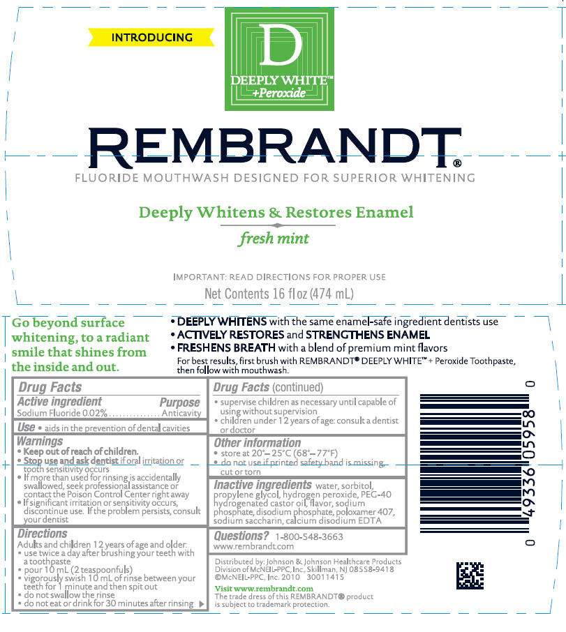 Rembrandt Deeply White Plus Peroxide Whitening