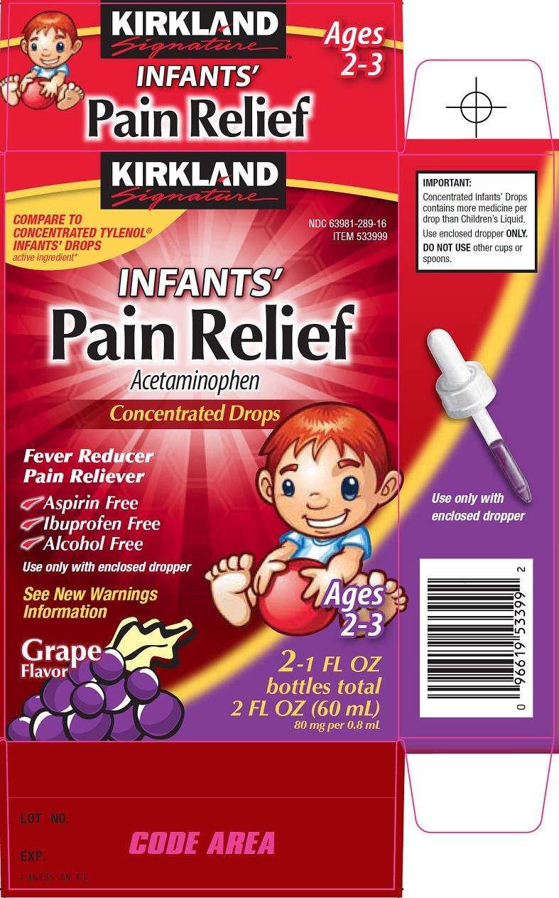 Kirkland Signature infants pain relief