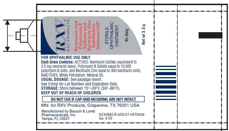 Neomycin and Polymyxin B Sulfates and Bacitracin Zinc