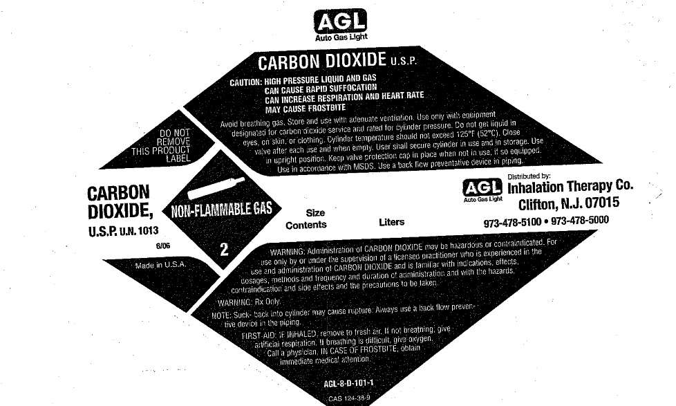 Carbon Dioxide by AGL Inhalation Therapy Co