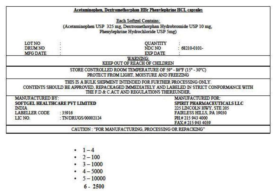 ACETAMINOPHEN, DEXTROMETHORPHAN HYDROBROMIDE, and PHENYLEPHRINE HYDROCHLORIDE