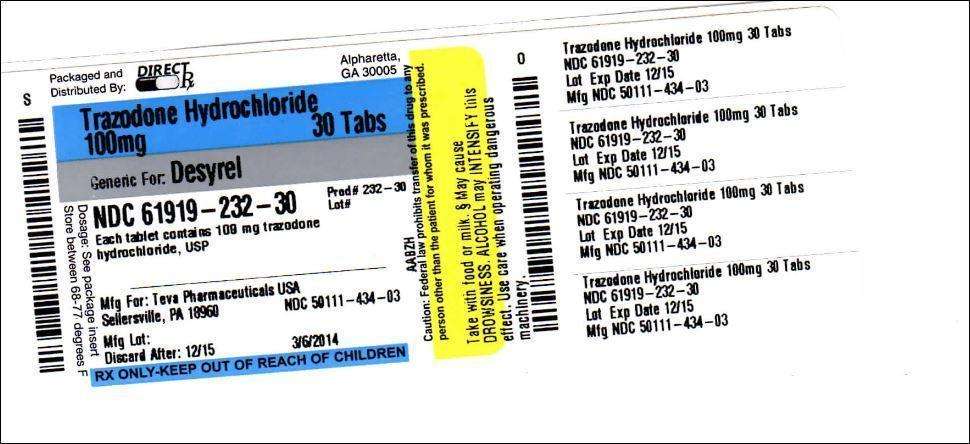 TRAZODONE HYDROCHLORIDE