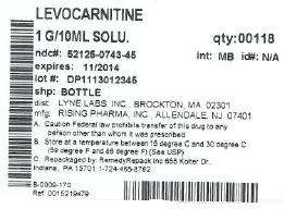 Levocarnitine