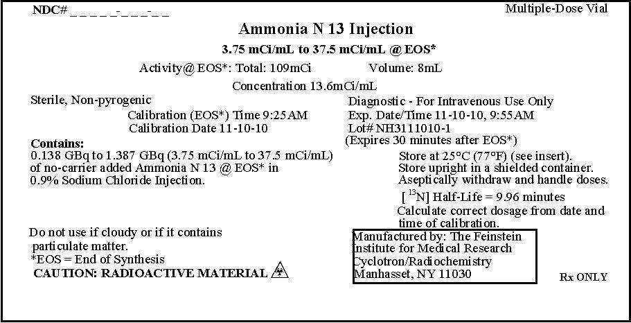 Ammonia N 13