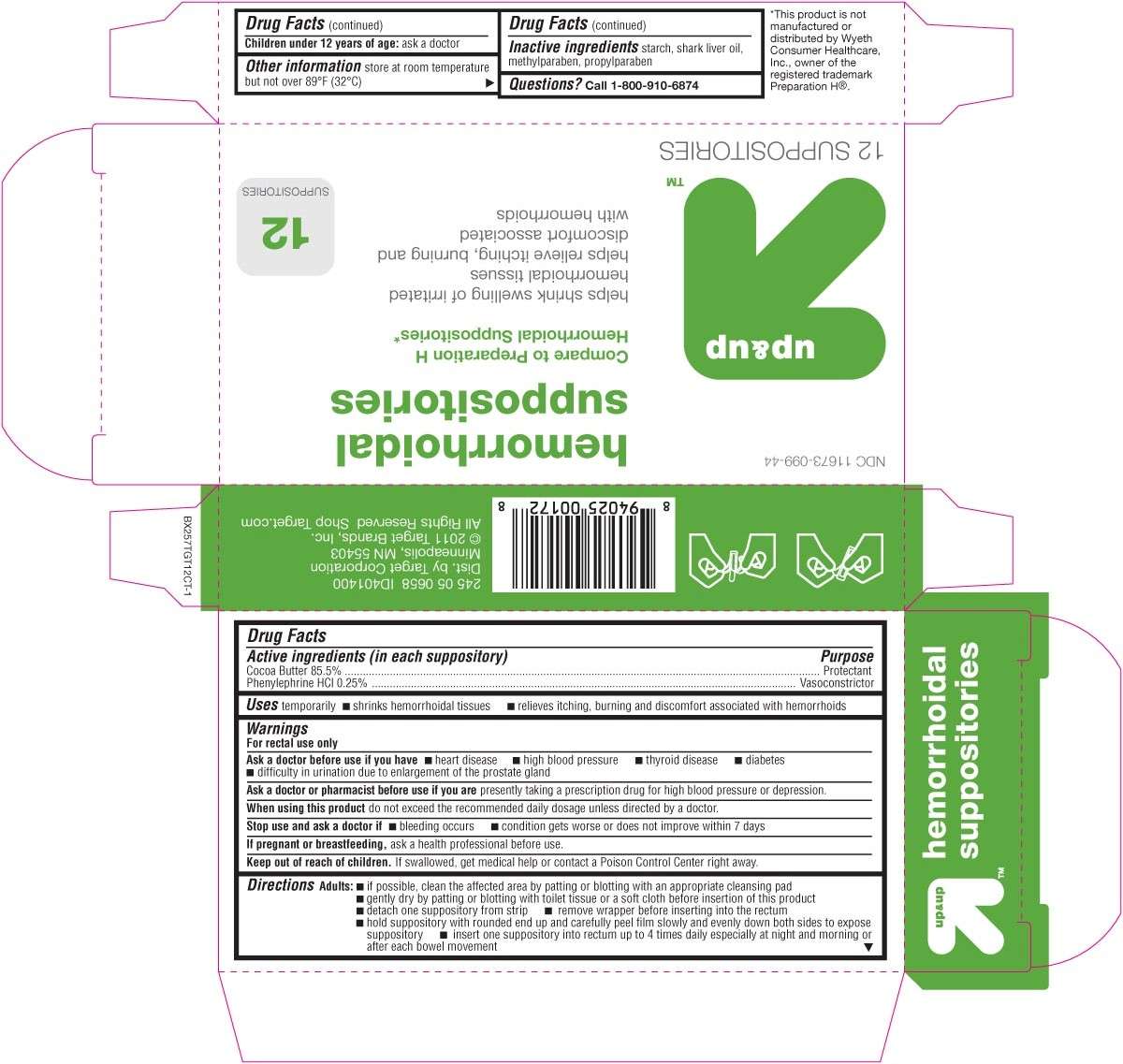 COCOA BUTTER, PHENYLEPHRINE HYDROCHLORIDE