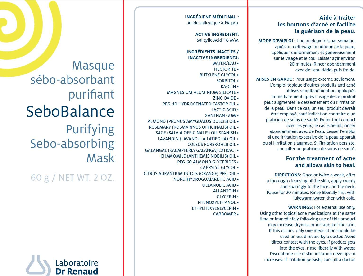 SEBOBALANCE Purifying Sebo-absorbing Mask