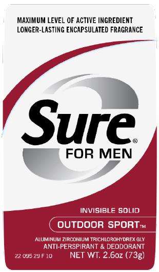 Sure for Men Invisible Solid Antiperspirant