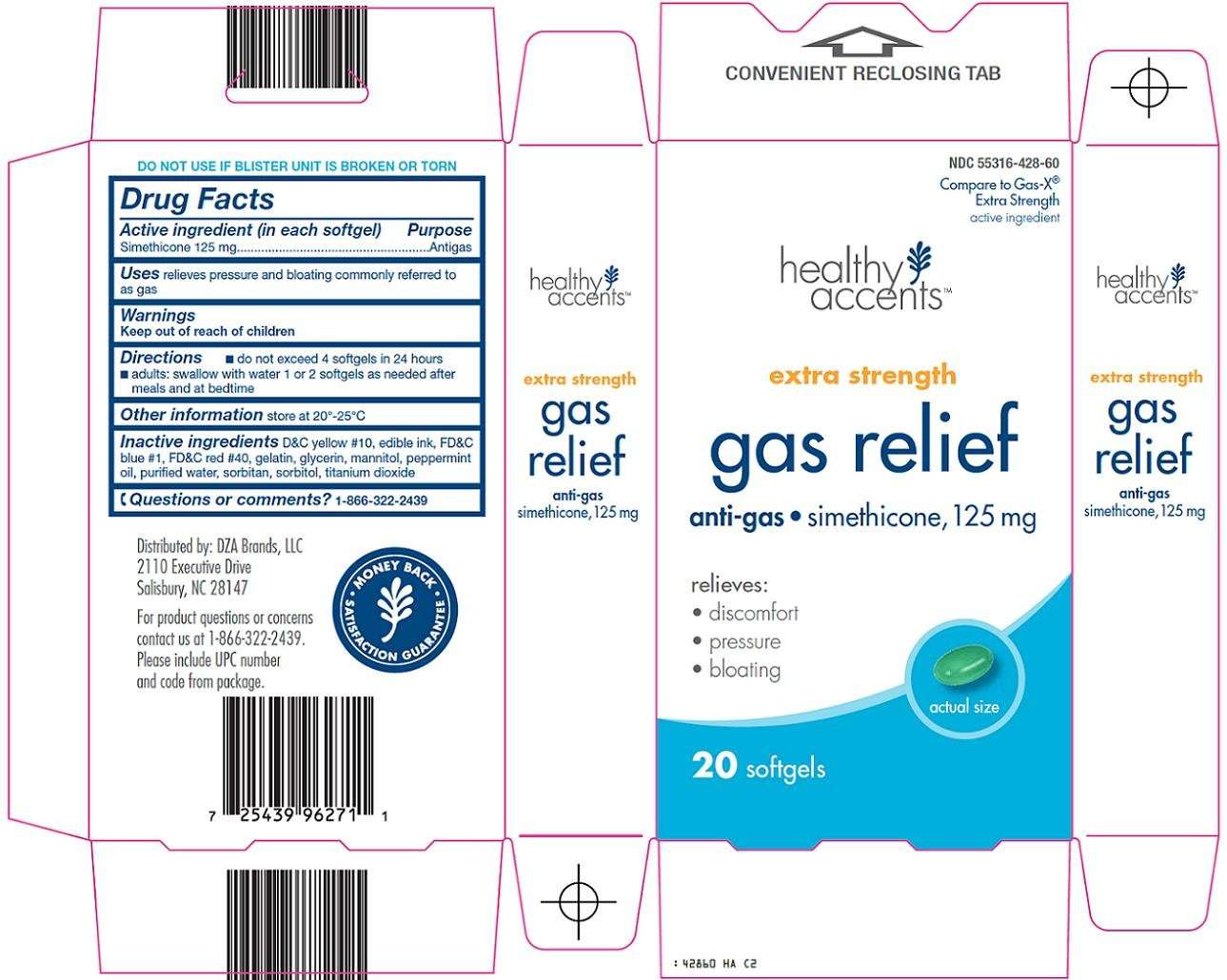 Healthy Accents Gas Relief