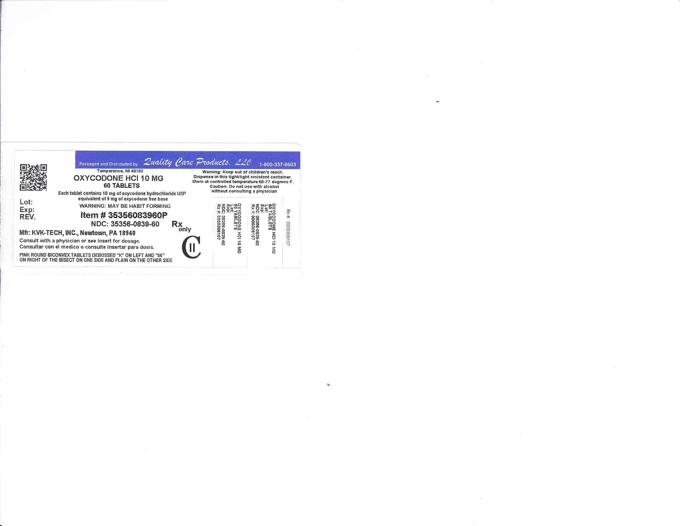 Oxycodone Hydchloride