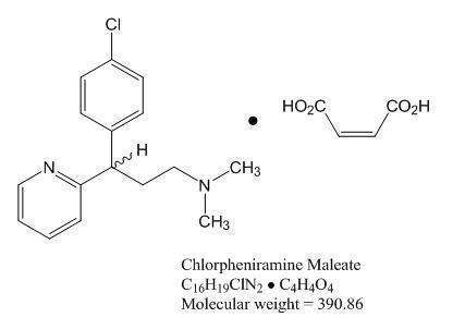 Hydrocodone Bitartrate, Chlorpheniramine Maleate, and Pseudoephedrine HCl