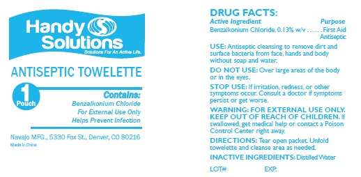 Handy Solutions Antiseptic Towelette