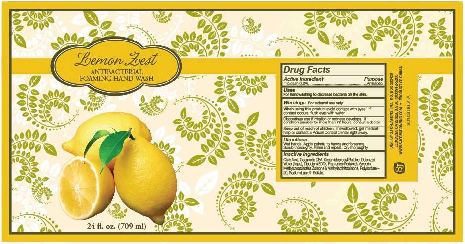 Lemon Zest Antibacterial Foaming Hand Wash