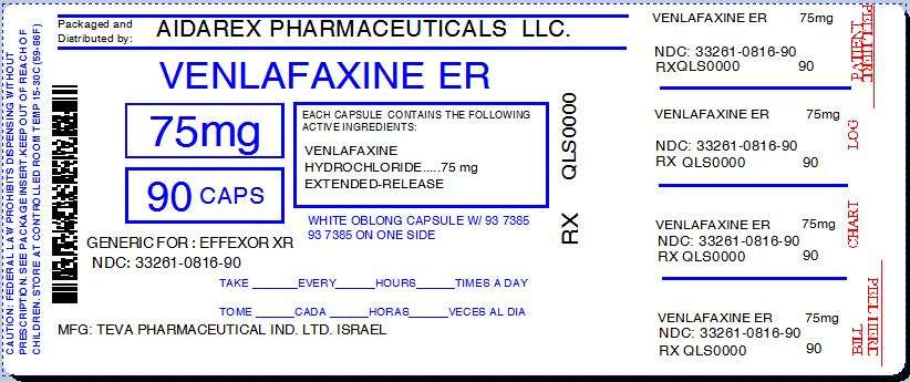 Venlafaxine Hydrochloride