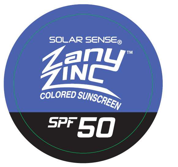 Solar Sense Zany Zinc SPF 50 - Blue