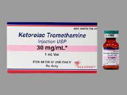 KETOROLAC TROMETHAMINE